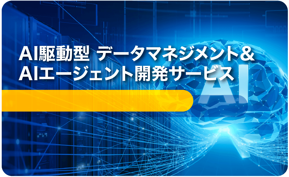 AI駆動型 データマネジメント＆AIエージェント開発サービス